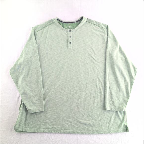 Tommy Bahama Fray Day Harbor IslandZone Quarter Button Henley Men's 3XLB - Picture 1 of 8
